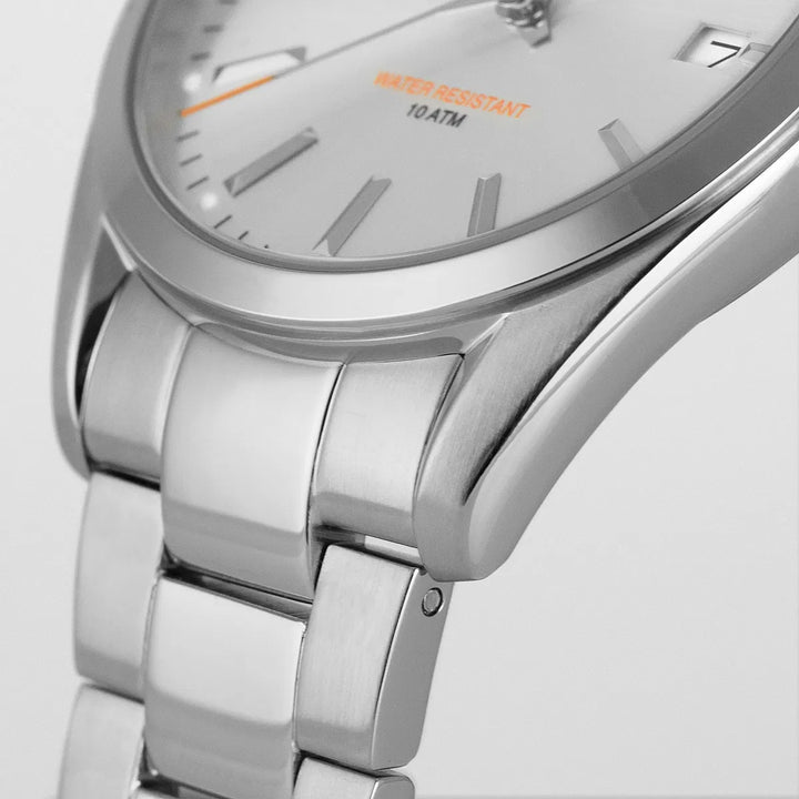 Jacques Lemans Derby 1-1859F - Elegante Herren Quarzuhr Edelstahl 40mm