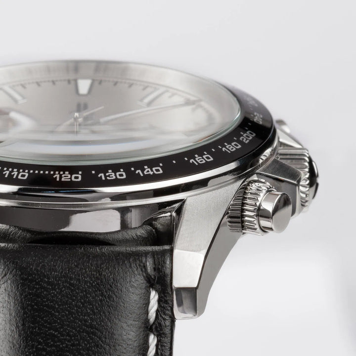 Jacques Lemans Liverpool 1-1877B - Herren Chronograph Quarzuhr 41mm Leder