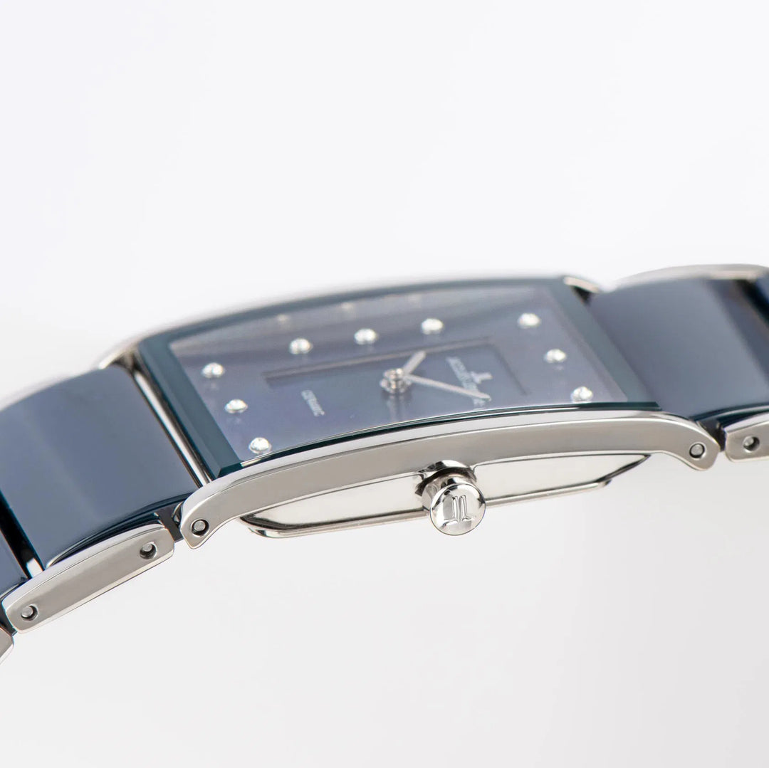 Jacques Lemans Dublin 1-1940H - Elegante Damen Quarzuhr mit Keramik-Armband
