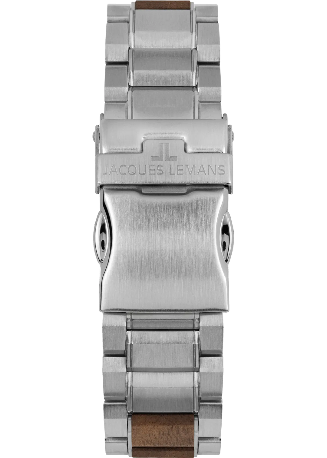 Jacques Lemans Eco Power 1-2116H - Herren Solaruhr 40mm Holz-Design