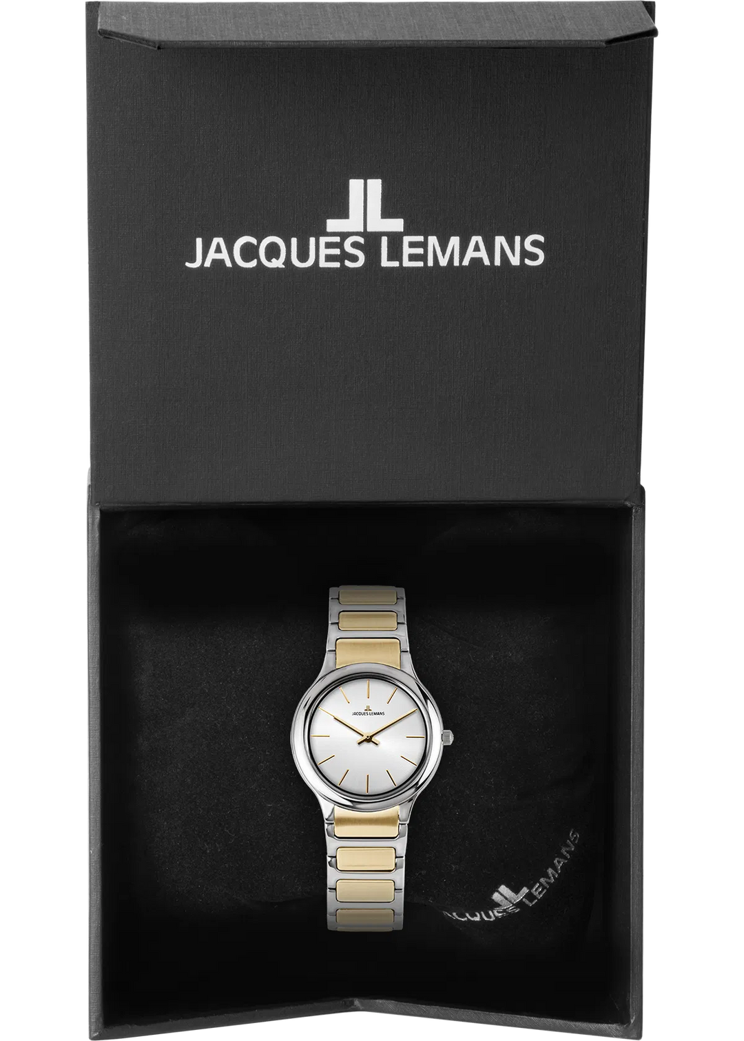 Jacques Lemans Milano 1-2208D - Elegante Damen Quarzuhr IP-Gold 30mm