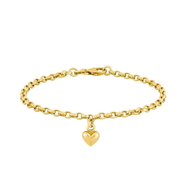 NOA Kids Armband mit Herz, Sterlingsilber