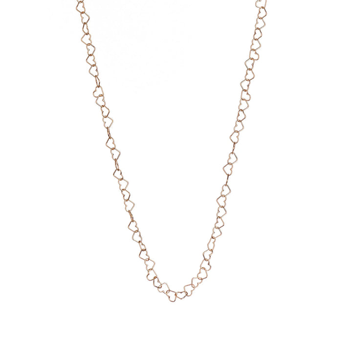 Halskette Tabitha mit verschlungenen Herzen – 925er Silber vergoldet