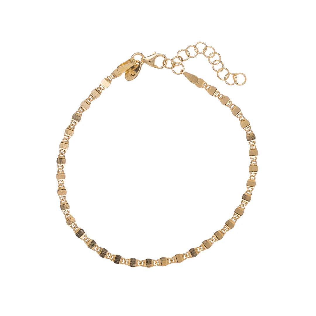 Armband Snail Schneckenkette – 925er Silber vergoldet