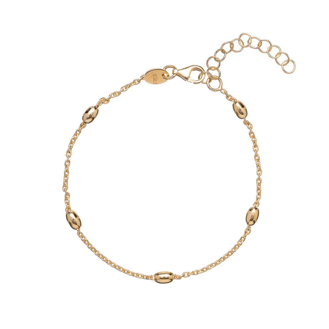 Armband Spheres Kugelkette – 925er Silber vergoldet