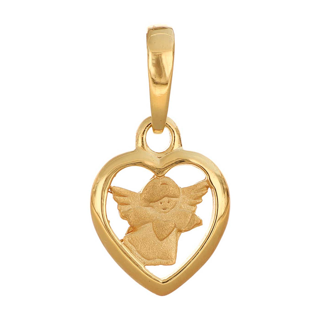 Anhänger Schutzengel, Sterlingsilber vergoldet