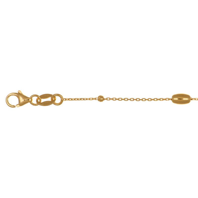Armkette Gelbgold, 17/19 cm