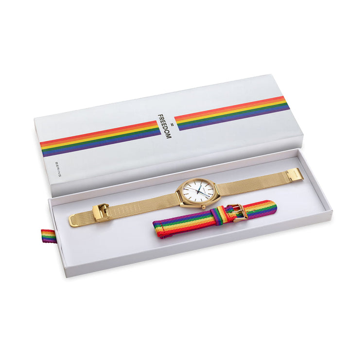 Bering Classic Damenuhr 127220-36-334 - Gold glänzend | FREEDOM Collection