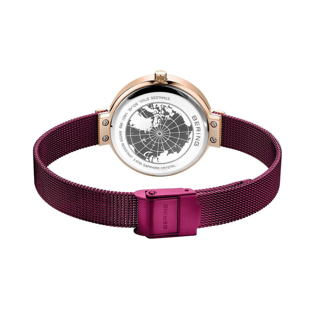 Bering Solar Roségold 14631-969 | Perlmutt Lila & Nachhaltig