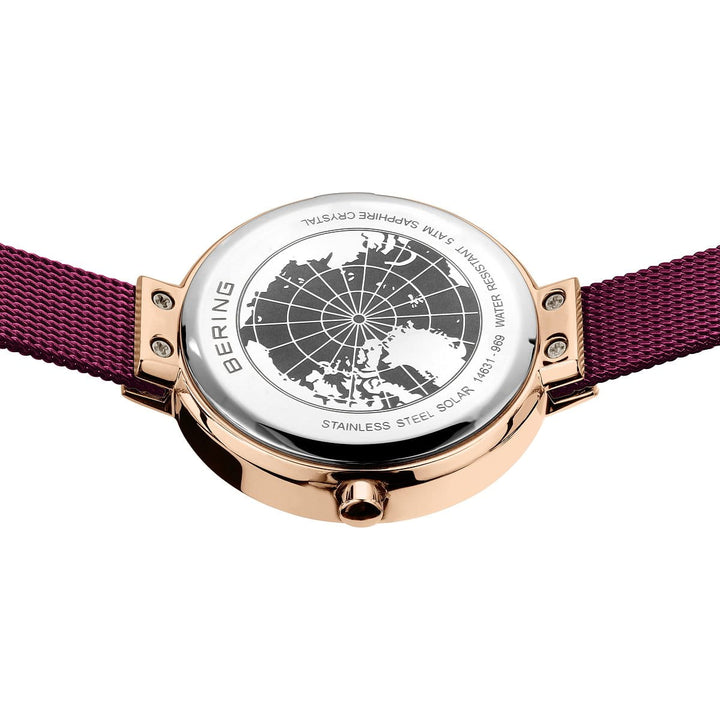 Bering Solar Roségold 14631-969 | Perlmutt Lila & Nachhaltig