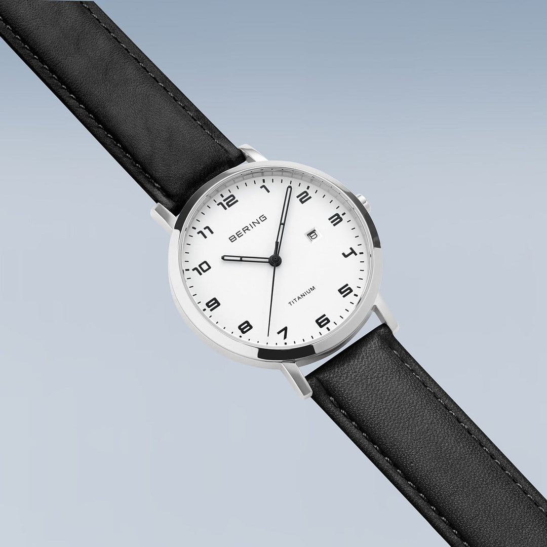 Bering Titanium, silber poliert/gebürstet, 18634-404