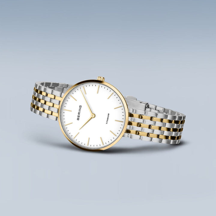 Bering Titanium Gold 19334-010 | Ultraleicht & Saphirglas