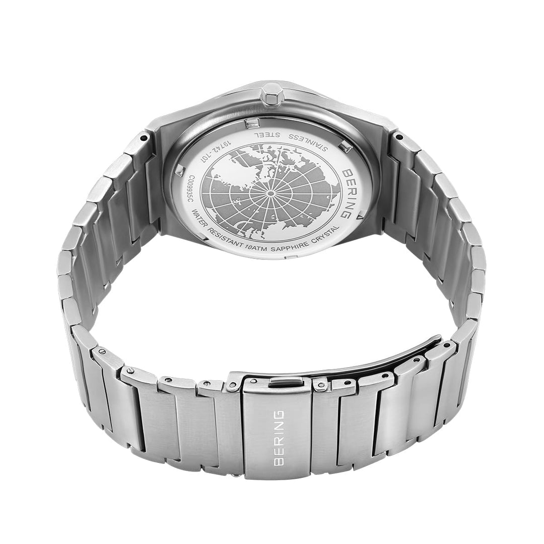 Bering Classic Silber 19742-707 | Saphirglas & Milanaise