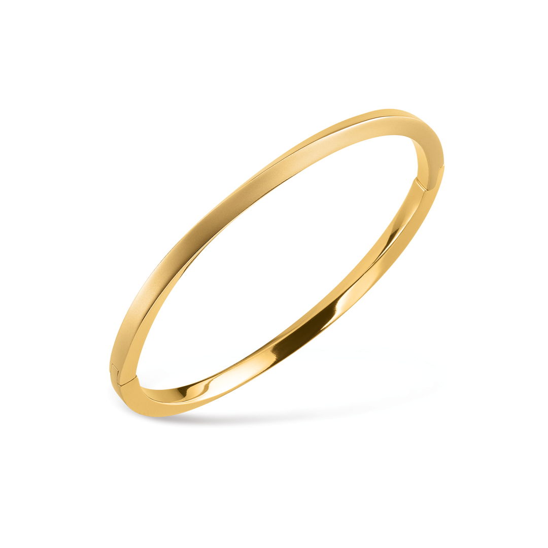 Boccia Titan Armreif teil-vergoldet 4 mm – Eleganter Armschmuck für Damen