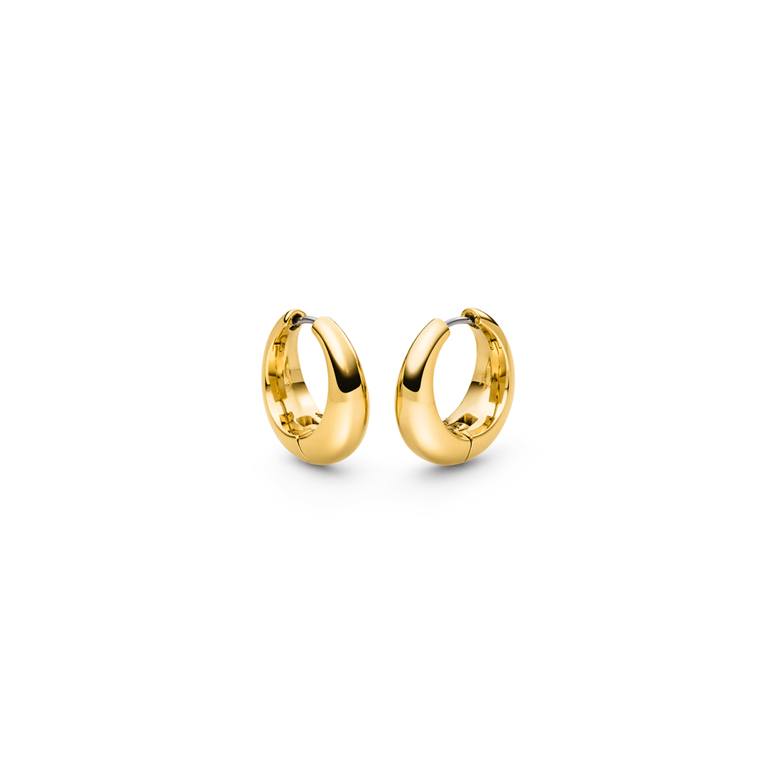 Boccia Titan Creolen vergoldet 8×21 mm – Elegante Ohrringe für Damen
