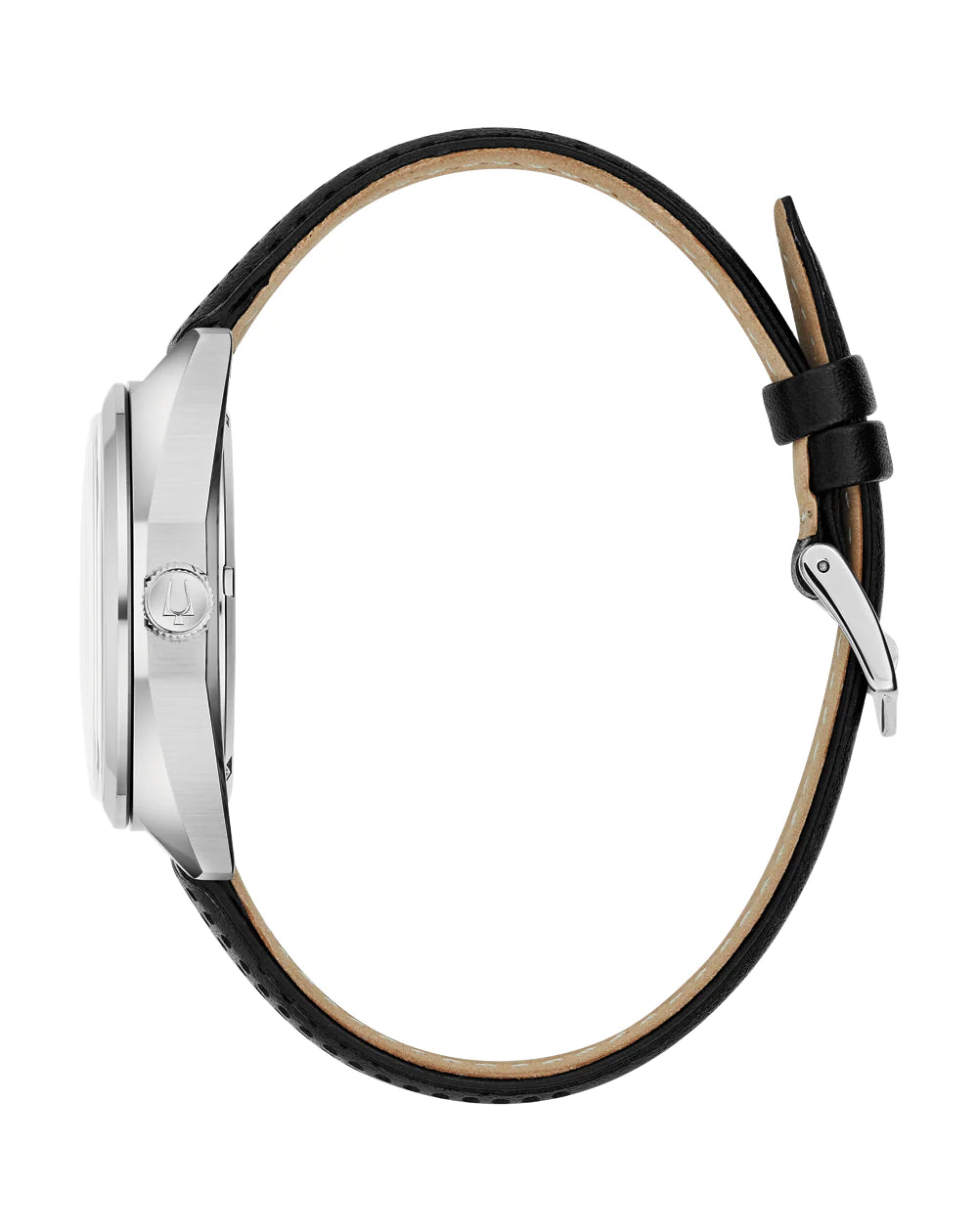 Bulova Jet Star 96B414 Automatik - Herrenuhr mit Glasboden & blauem Zifferblatt