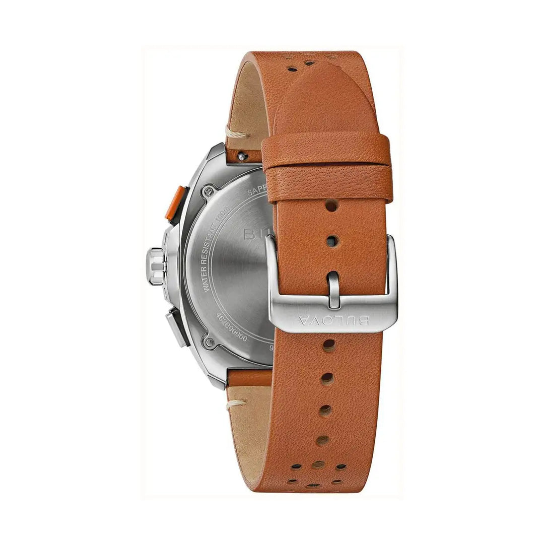 Bulova Performance 98B427 Chronograph - Motorsport-Herrenuhr mit Saphirglas