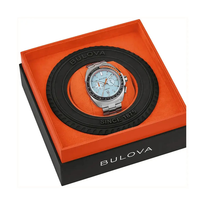 Bulova Performance 98B432 Chronograph - Motorsport-Herrenuhr mit Saphirglas