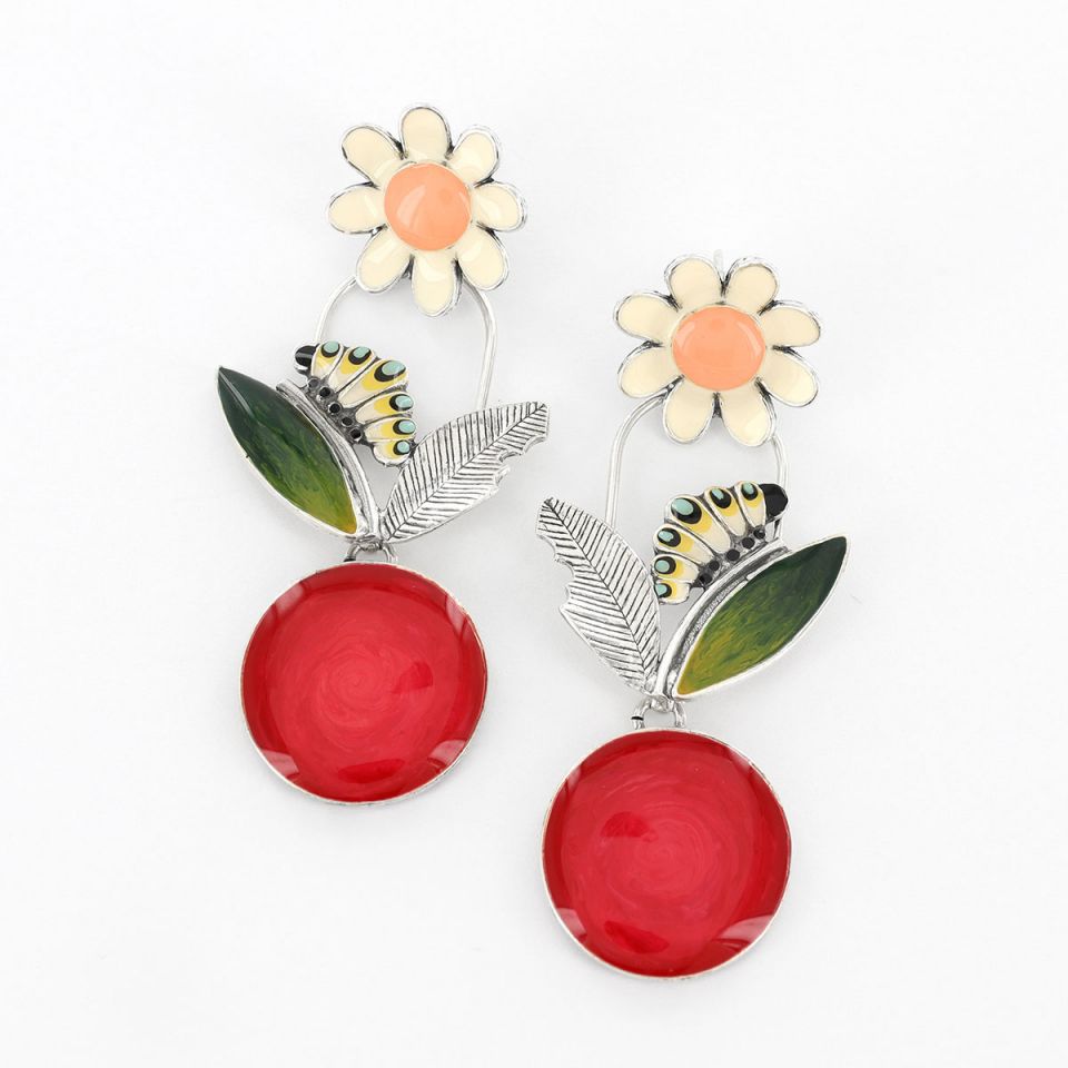 Taratata Ohrstecker Cocoon - Modeschmuck mit Glasperlen