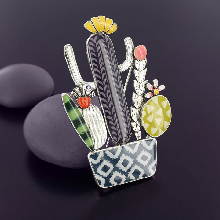 Taratata Brosche Cactus - Modeschmuck mit Kaktus-Motiv