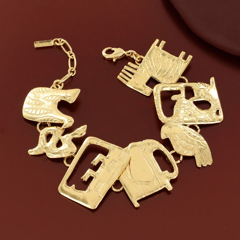 Taratata Armband Swahili – Designer-Armband in Gold