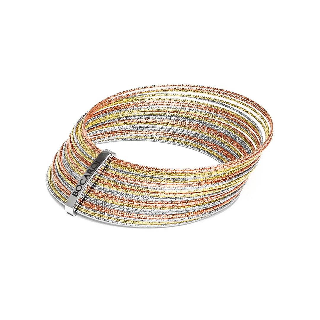 Armband Bronze vergoldet mehrfarbig