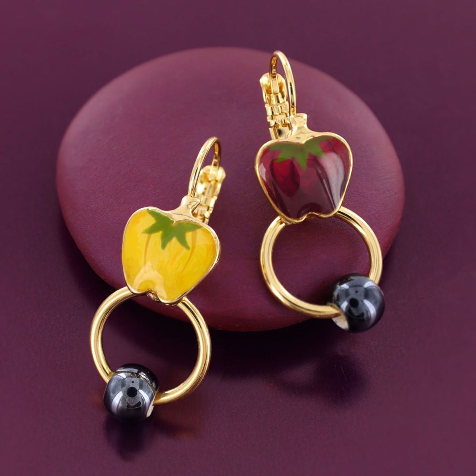 Taratata Ohrringe Paprika – Fantasievolle Ohrringe in Paprika-Form