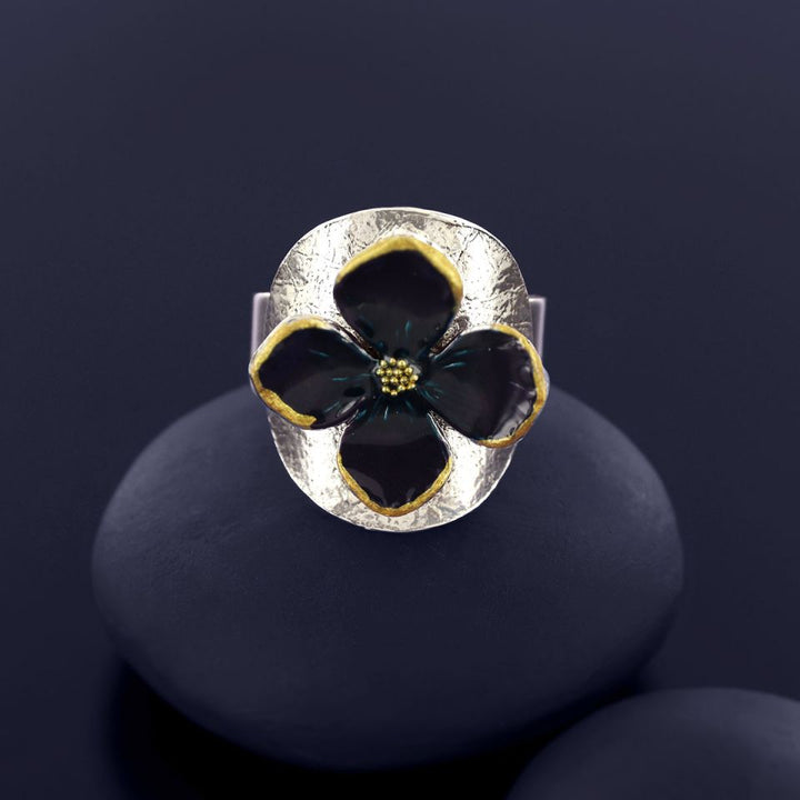 Taratata Hortensia Ring – Handgemalte Muster