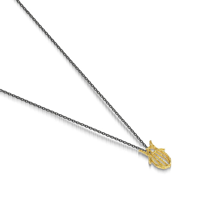 Halskette Sterlingsilber vergoldet "Bug III" M-478