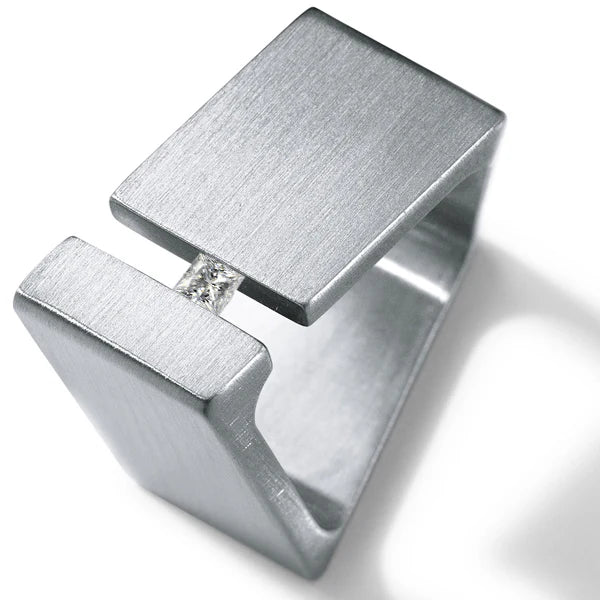 Humphrey Diamantring RHOMBOID 11 mm Edelstahl