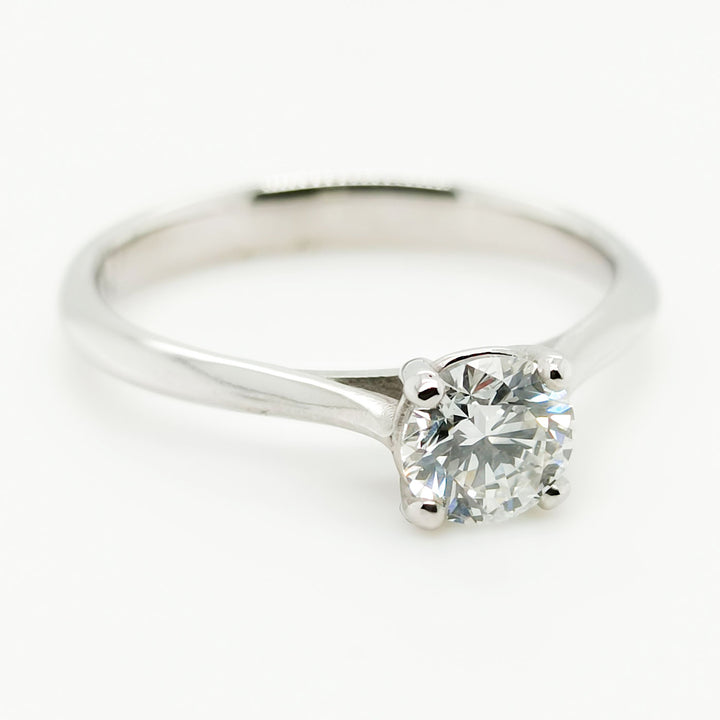 Solitär-Ring Platin mit 0,60 ct Brillant