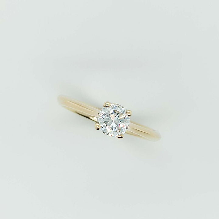 Solitär-Ring 585 Gelbgold mit 0,51 ct Brillant