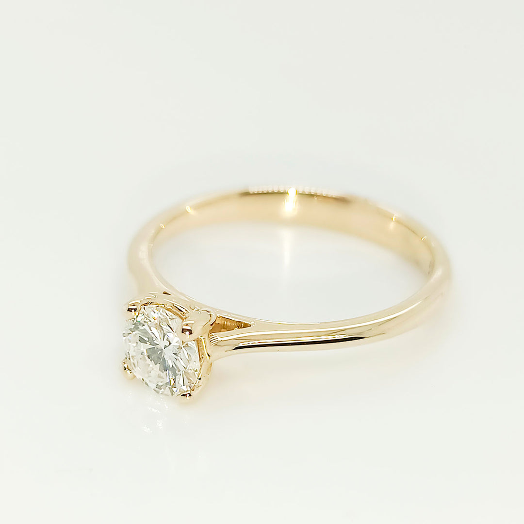Solitär-Ring 585 Gelbgold mit 0,51 ct Brillant