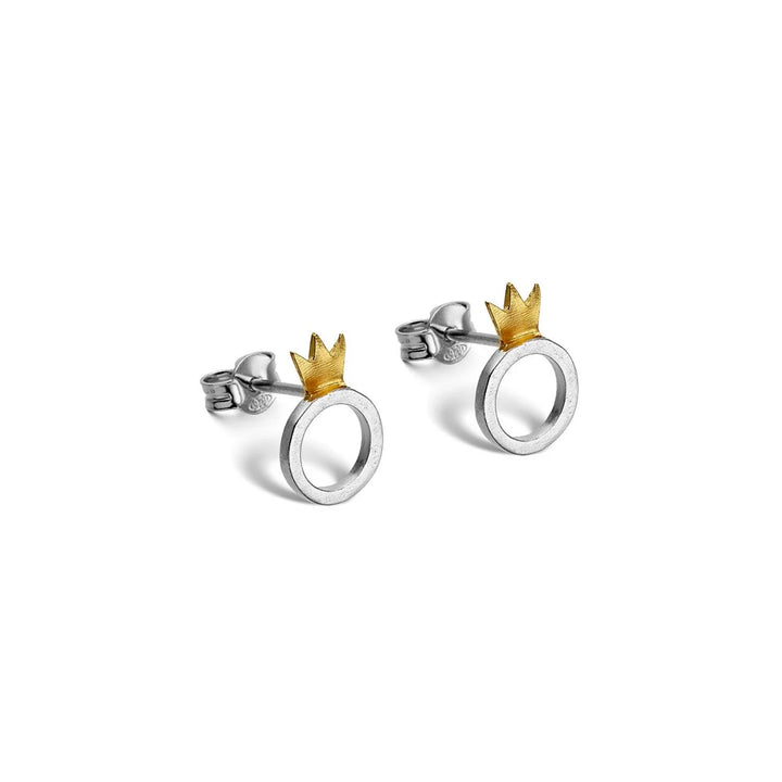 Ohrringe Sterlingsilber vergoldet "Crown IX" SK-28
