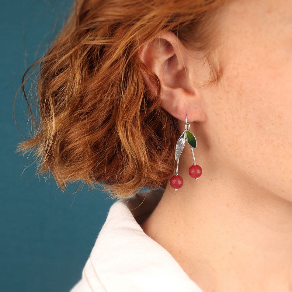 Taratata Ohrringe Cerise - Modeschmuck mit Aventurin