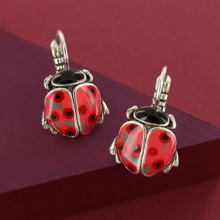 Taratata Ohrringe Cox Rot – sommerliche Ohrstecker mit Tiermotiv