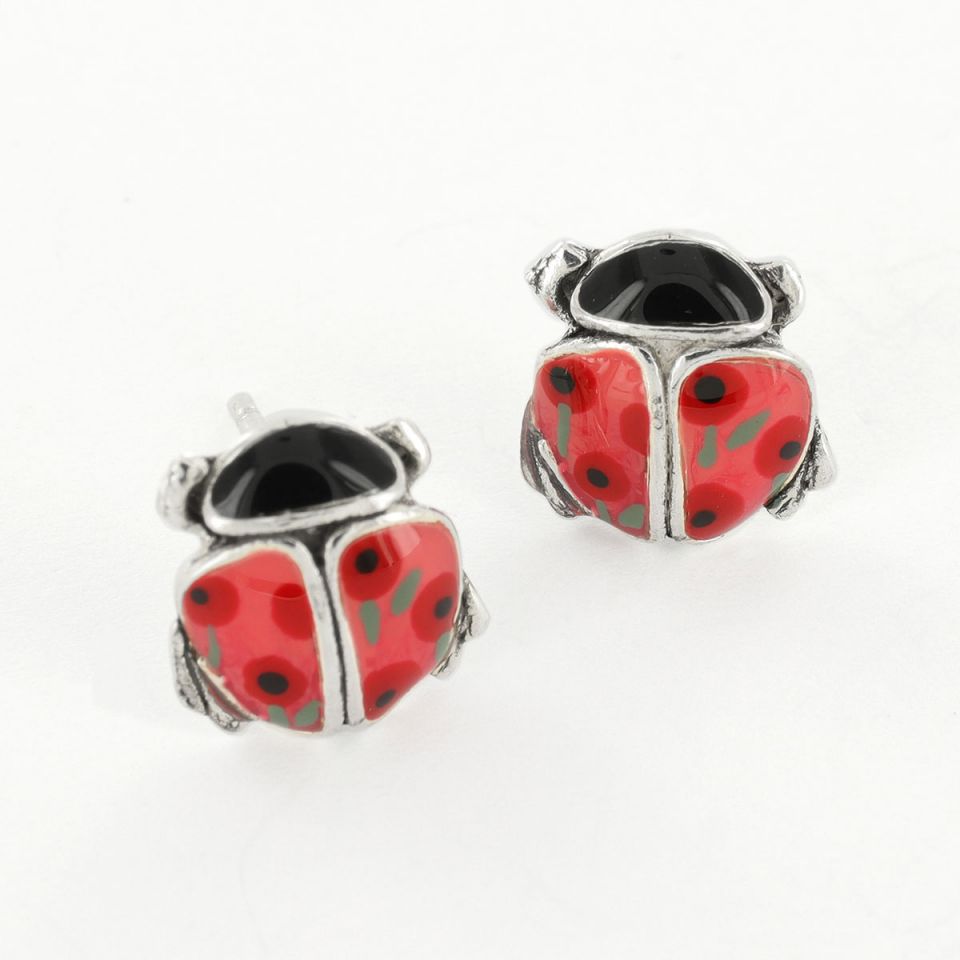 Taratata Ohrstecker Cox Rot - Modeschmuck mit Tiermotiv