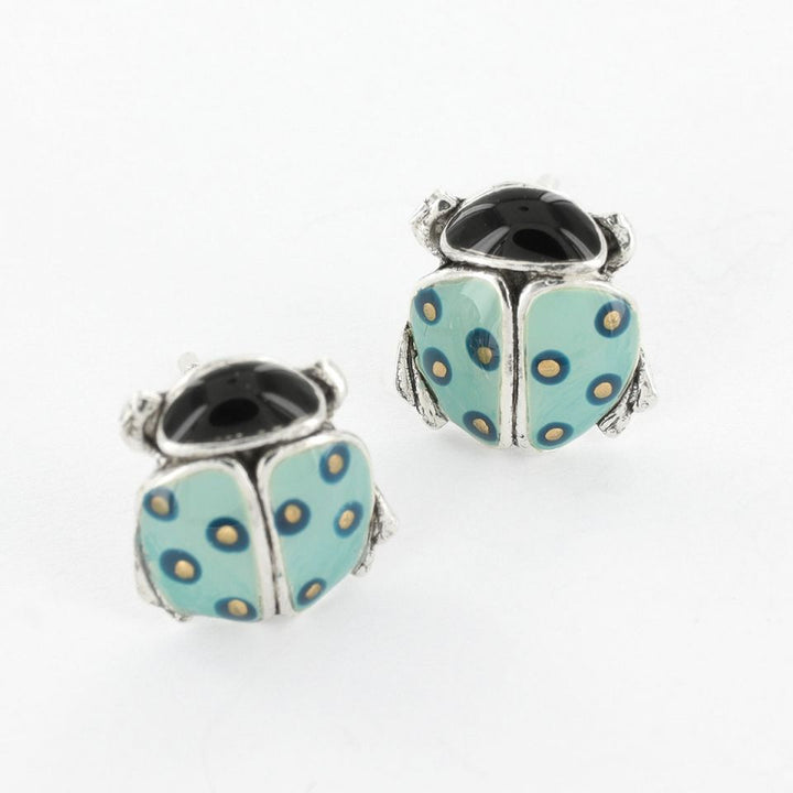 Taratata Ohrstecker Cox Blau - Modeschmuck mit Tiermotiv