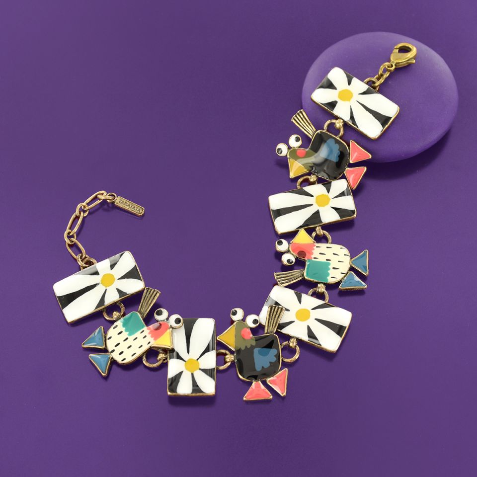 Taratata Armband Roule Ma Poule – Buntes Statement-Armband