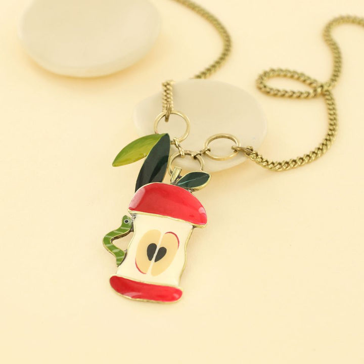 Taratata Halskette Pépin – Bunte Statement-Kette mit handgemalten Mustern