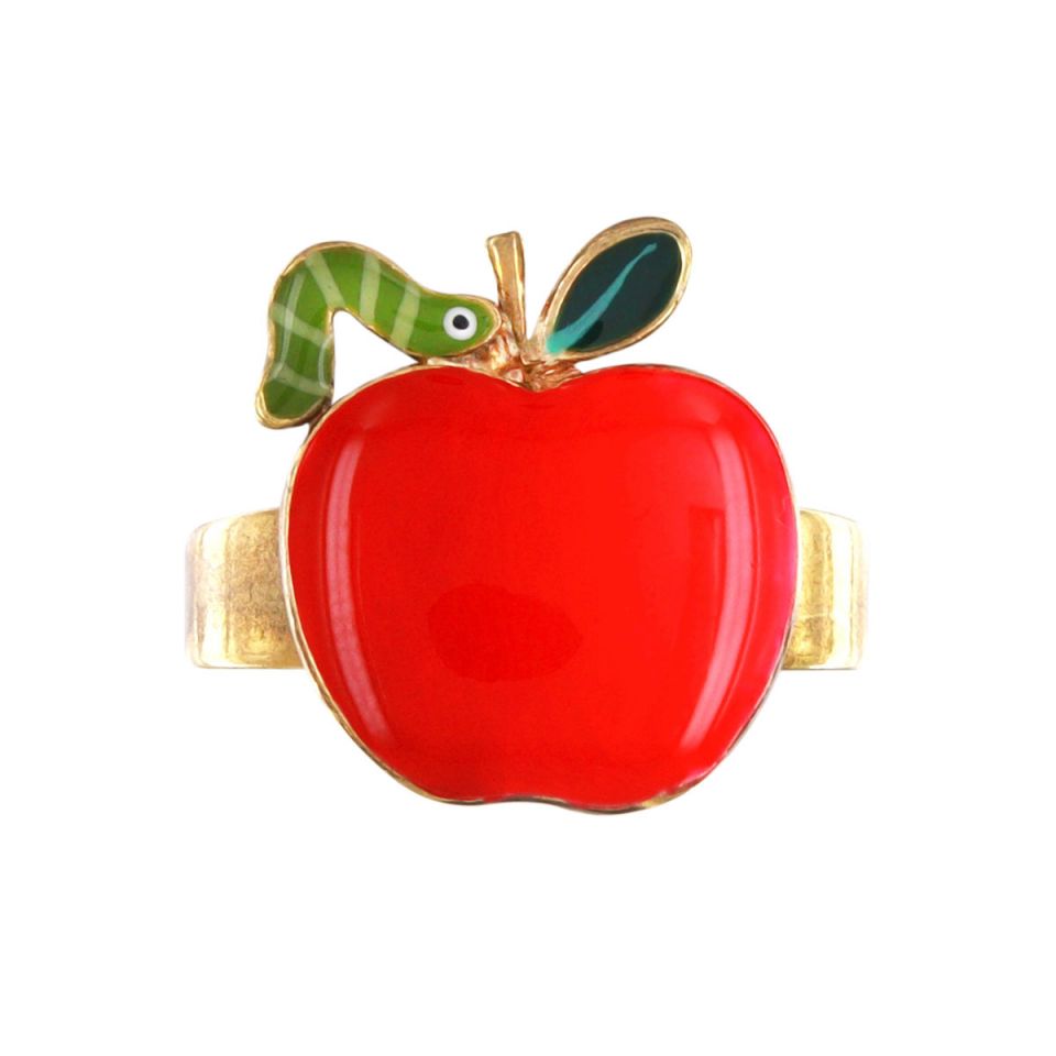 Taratata Ring Pépin – Bunter Statement-Ring mit handgemalten Mustern