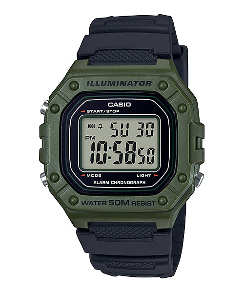 Casio W-218H-3AVEF Illuminator Unisex