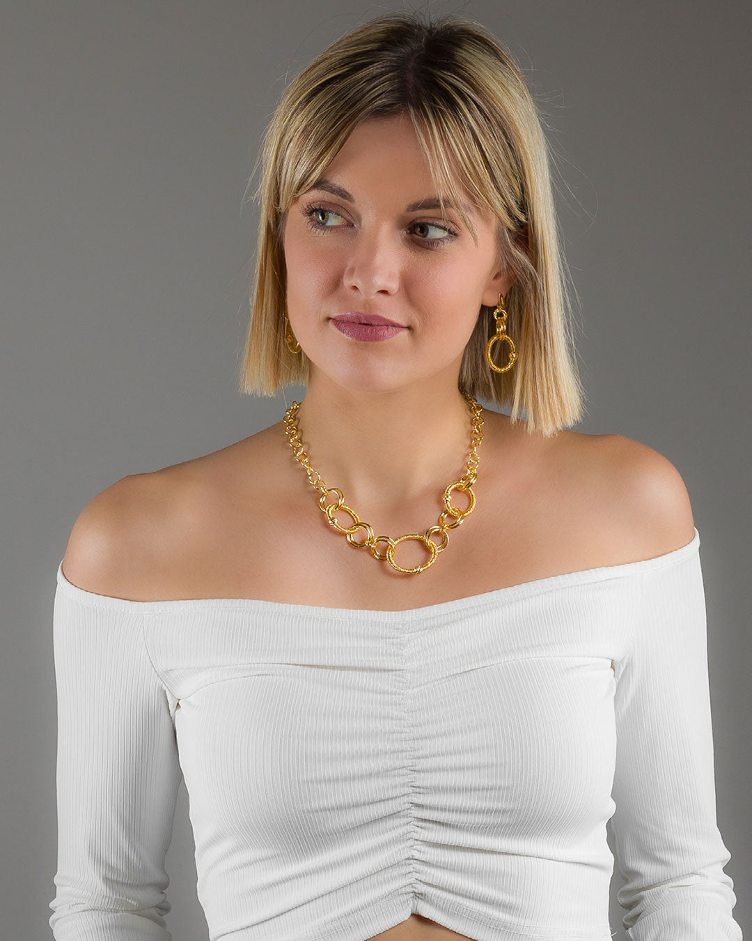 Collier Mistero Bronze Vergoldet | Bocarol