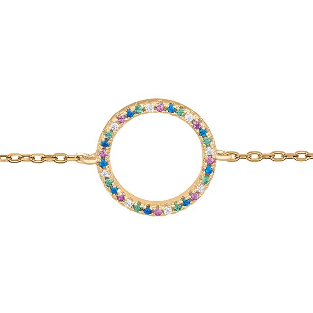 Armband FILUCANOR 13 mm, Sterlingsilber vergoldet