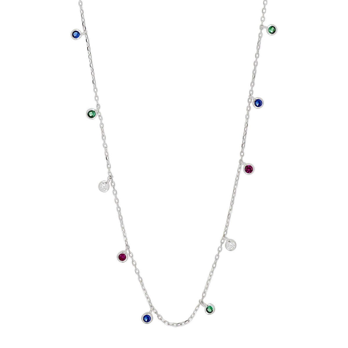 Joanli Nor rhodinierte Silber Halskette GIANOR 3mm 42+3cm - My Fine Jewellery