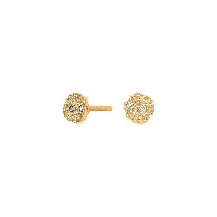 Joanli Nor vergoldete Ohrstecker GWENNOR 4mm - My Fine Jewellery