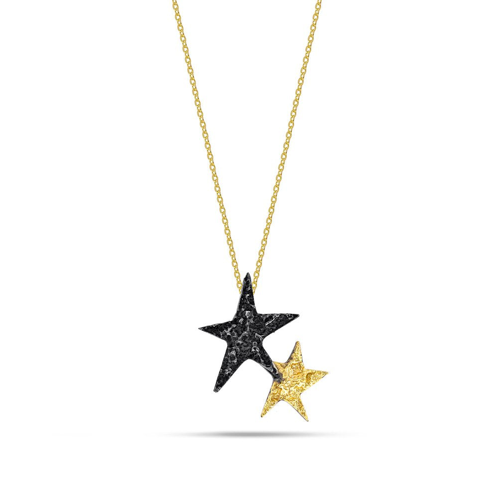 Anhänger und Kette, Sterlingsilber vergoldet "Make a wish IV" M-474