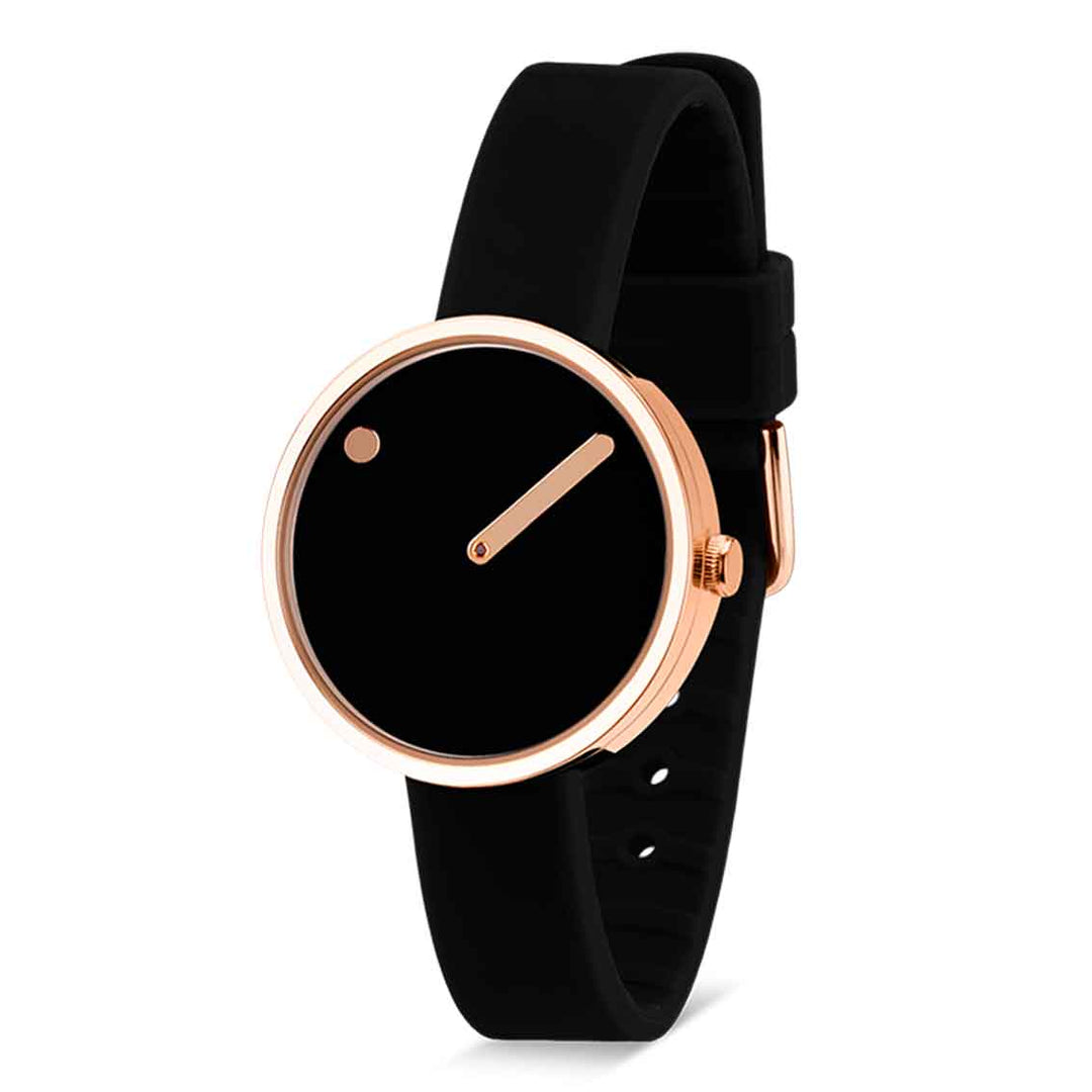 Picto Armbanduhr Schwarz 43311-0112R Damenuhr