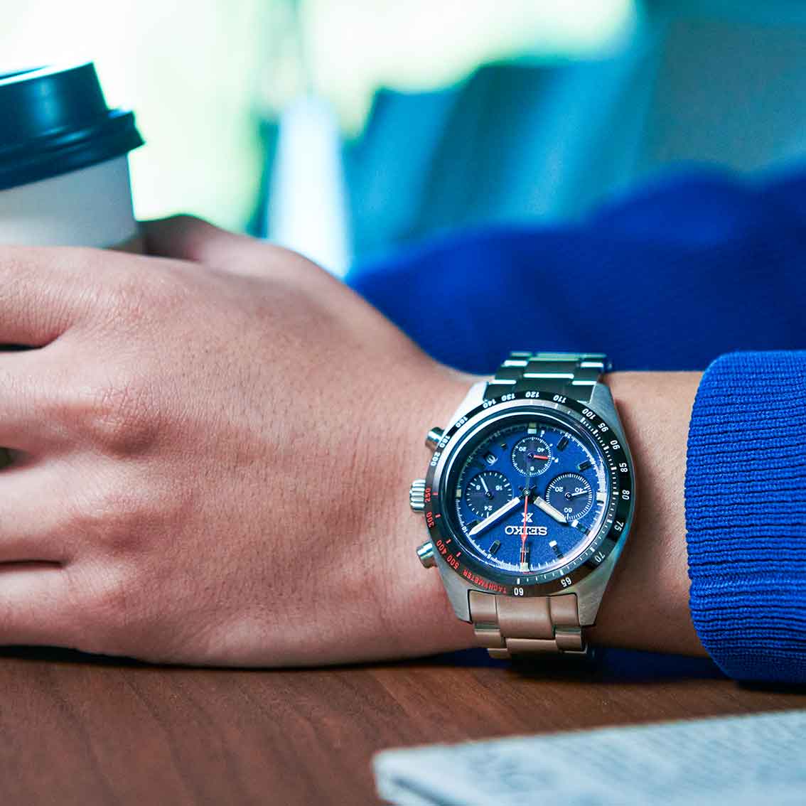 Seiko Prospex Speedtimer SSC815P1 Chronograph Solar Herrenuhr Beauty