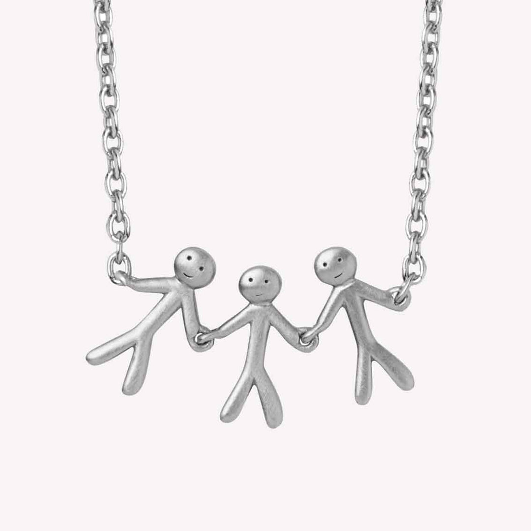 Halskette "Together Family 3" Sterlingsilber